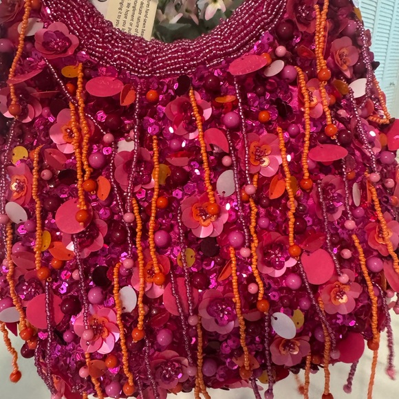 Handcrafted in India VIRAL beaded bag - Picture 6 of 6